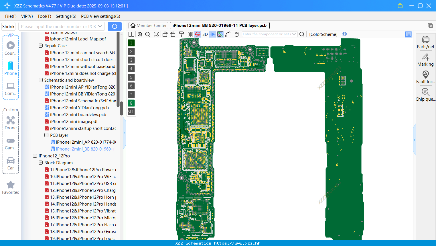IPhone12mini_BB 820-01969-11 PCB Layer